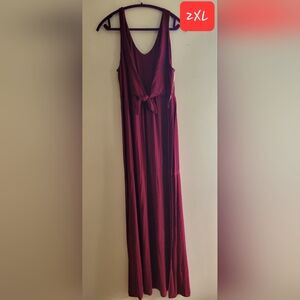 Burgundy Maxi Dress